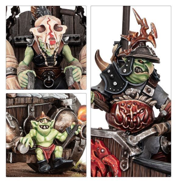 Миниатюра GLOOSMPITE GITZ - SNARLBOSS ON WAR-WHEELA 99120209130 фото