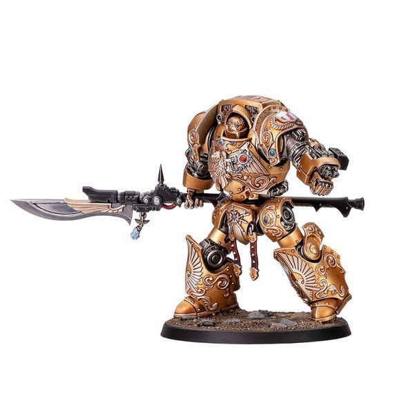 Миниатюра HORUS HERESY: LEGIO CUSTODES - CUSTODIAN DREADNOUGHT 99123043006 фото
