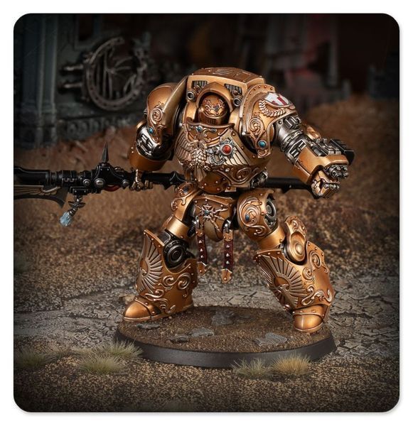 Миниатюра HORUS HERESY: LEGIO CUSTODES - CUSTODIAN DREADNOUGHT 99123043006 фото