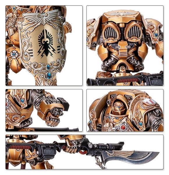 Миниатюра HORUS HERESY: LEGIO CUSTODES - CUSTODIAN DREADNOUGHT 99123043006 фото