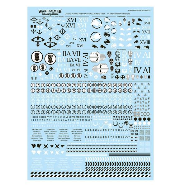Миниатюра HORUS HERESY: LEGIONES ASTARTES - GLAIVE SUPER-HEAVY SPECIAL WEAPONS TANK 99123001076 фото