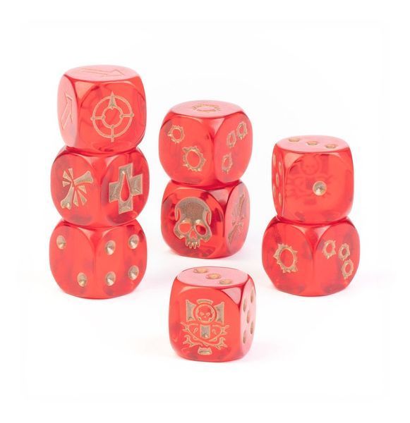 Кубики для игры NECROMUNDA: HOUSE GOLIATH DICE 99220599039 фото