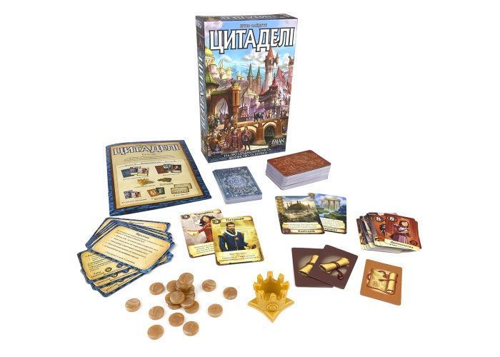 Настольная игра Цитадели (украинская версия) 6665 фото