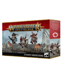 Набір мініатюр AGE OF SIGMAR: OGOR MAWTRIBES - HUNTERS WITH SABREFANGS 99120213045 фото