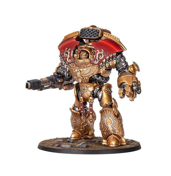 Миниатюра WARHAMMER 40000/HORUS HERESY: CUSTODES - TELEMON HEAVY DREADNOUGHT 99123043012 фото