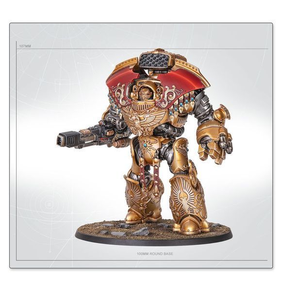 Миниатюра WARHAMMER 40000/HORUS HERESY: CUSTODES - TELEMON HEAVY DREADNOUGHT 99123043012 фото