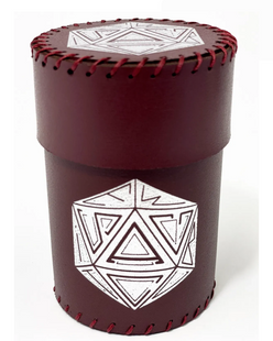 Стакан для кубиков D20 Бургунди Dice Cup pi-dc006 фото