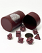 Стакан для кубиків D20 бургунді Dice Cup pi-dc006 фото 3