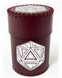 Стакан для кубиків D20 бургунді Dice Cup pi-dc006 фото 1