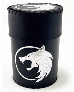 Стакан для кубиков Волк черный Dice Cup pi-dc007 фото