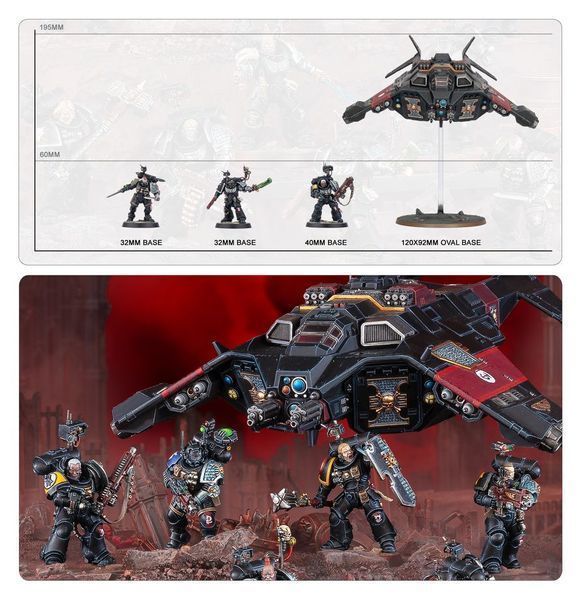 Набор миниатюр WARHAMMER 40000: ARMAGEDDON BATTALION - DEATHWATCH 99120109017 фото