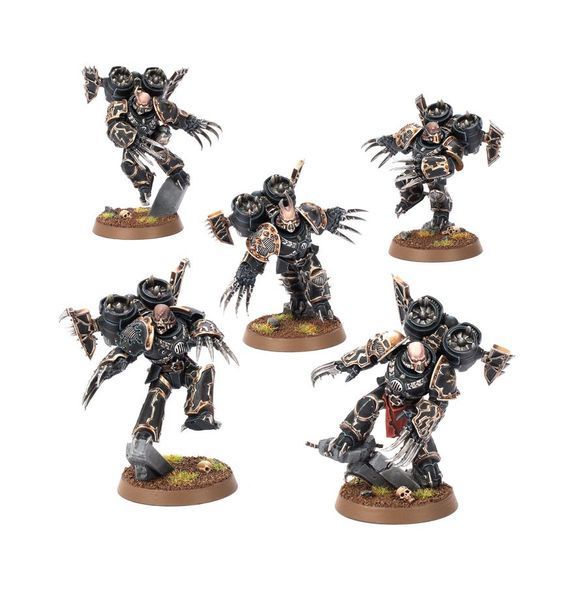 Набор миниатюр WARHAMMER 40000: CHAOS SPACE MARINES - RAPTORS 99120102259 фото