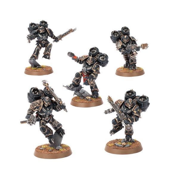 Набор миниатюр WARHAMMER 40000: CHAOS SPACE MARINES - RAPTORS 99120102259 фото