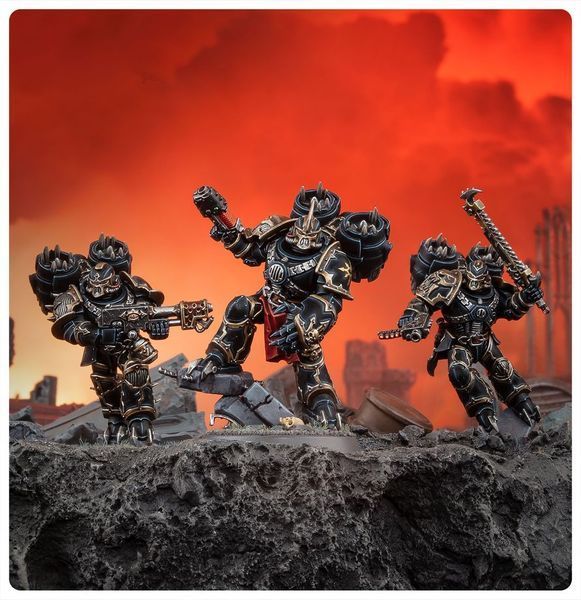 Набор миниатюр WARHAMMER 40000: CHAOS SPACE MARINES - RAPTORS 99120102259 фото