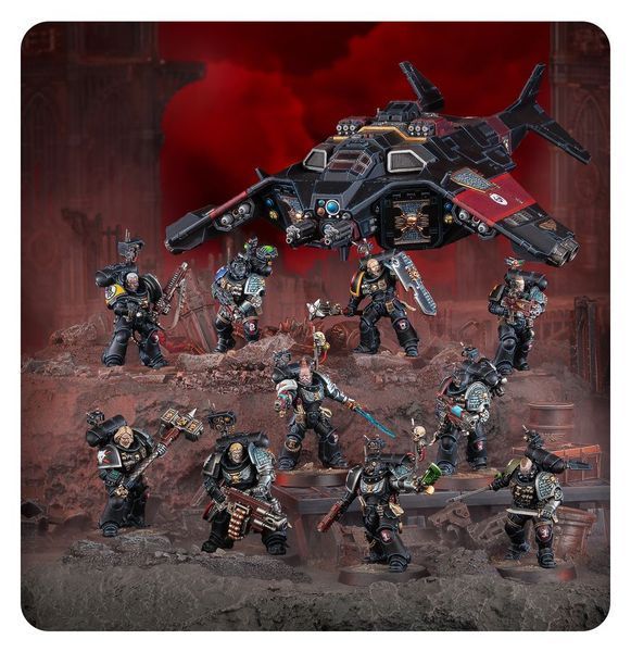 Набор миниатюр WARHAMMER 40000: ARMAGEDDON BATTALION - DEATHWATCH 99120109017 фото