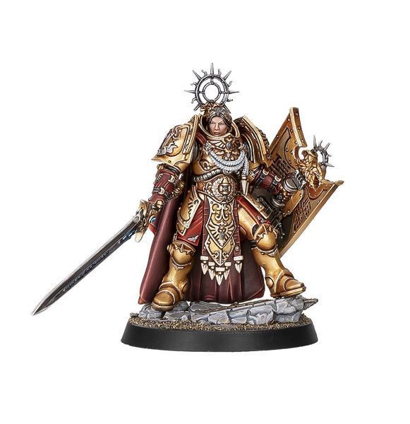 Мініатюра WARHAMMER 40000/HORUS HERESY: CUSTODES - SHIELD CAPTAIN 99123043018 фото
