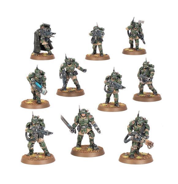 Набор миниатюр WARHAMMER 40000: ASTRA MILITARUM - KASRKIN 99120105155 фото