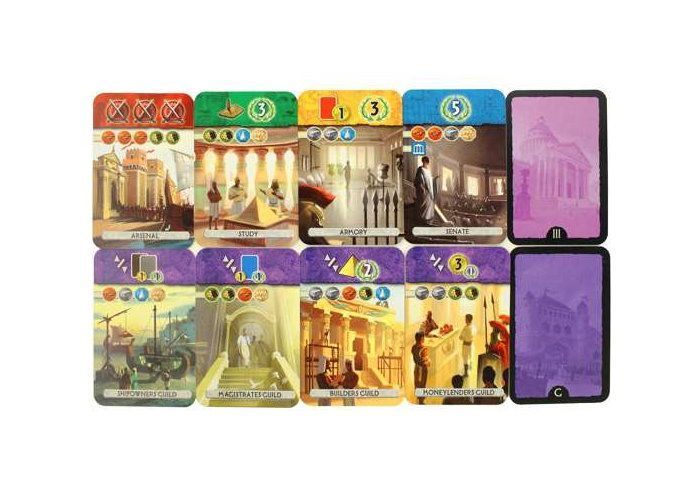 Настольная игра &laquo;7 чудес: Дуэль&raquo; (на украинском языке) 92384 фото