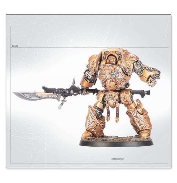 Мініатюра WARHAMMER 40000/HORUS HERESY: CUSTODES - CUSTODIAN DREADNOUGHT 99123043023 фото
