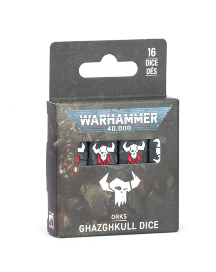 Кубики для игры WARHAMMER 40000: ORKS - GHAZGHKULL DICE ✨ купить