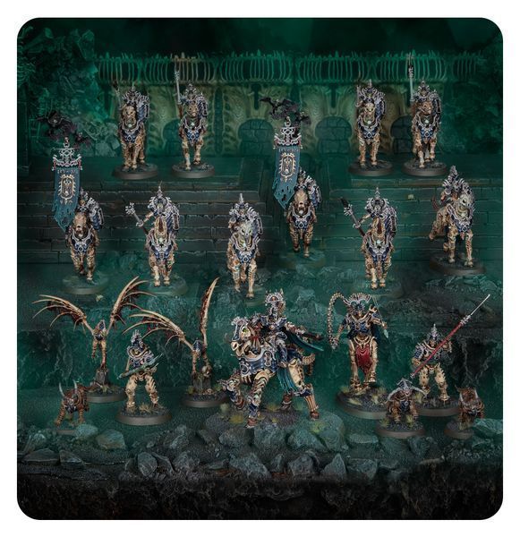 Набор миниатюр AGE OF SIGMAR: OSSIARCH BONEREAPERS SPEARHEAD - KAVALOS VANGUARD 99120207197 фото
