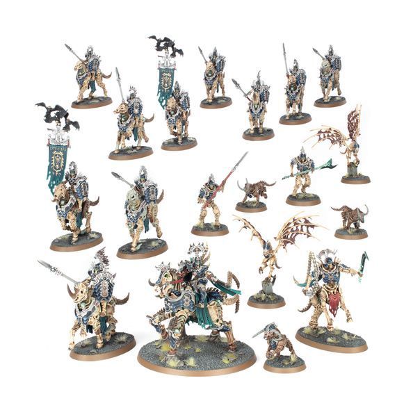 Набор миниатюр AGE OF SIGMAR: OSSIARCH BONEREAPERS SPEARHEAD - KAVALOS VANGUARD 99120207197 фото