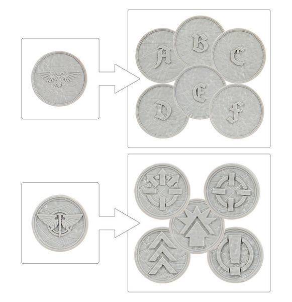 Набор целей L/I: ORDER TOKENS AND OBJECTIVES MARKERS 99122699033 фото