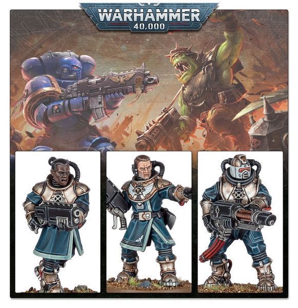 Набор миниатюр WARHAMMER 40000: IMPERIAL AGENTS - IMPERIAL NAVY BREACHERS 99120108152 фото