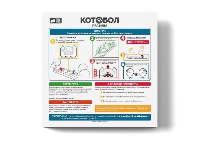 Настольная игра Котобол (украинская версия R036UA фото