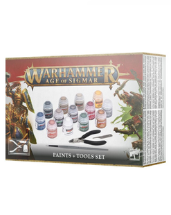Набір фарб AGE OF SIGMAR: PAINTS+TOOLS ENG/SPA/PORT/LATV/RO 52170299004  фото