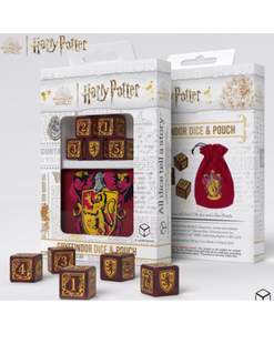 Набір гральних кубиків Harry Potter. Gryffindor Dice & Pouch 190142/2023/1/A/D6B фото