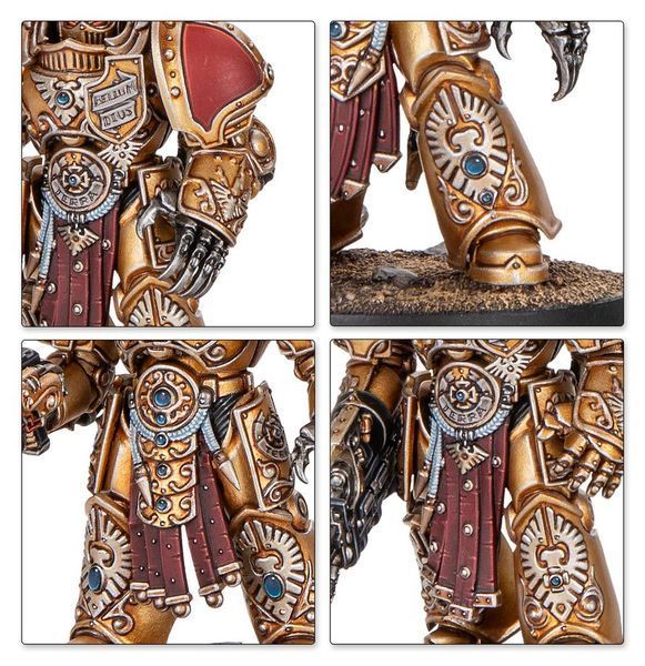 Набір мініатюр WARHAMMER 40000/HORUS HERESY: CUSTODES - AQUILON TERMINATOR SODALITY 99123043011 фото