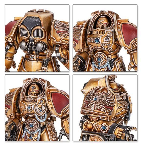 Набір мініатюр WARHAMMER 40000/HORUS HERESY: CUSTODES - AQUILON TERMINATOR SODALITY 99123043011 фото