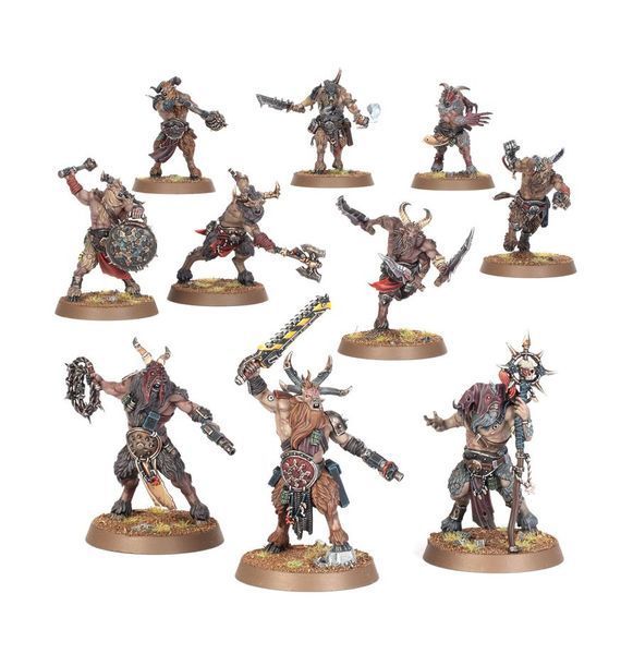 Набор миниатюр WARHAMMER 40000: CHAOS SPACE MARINES - FELLGOR BEASTMEN 99120102258 фото