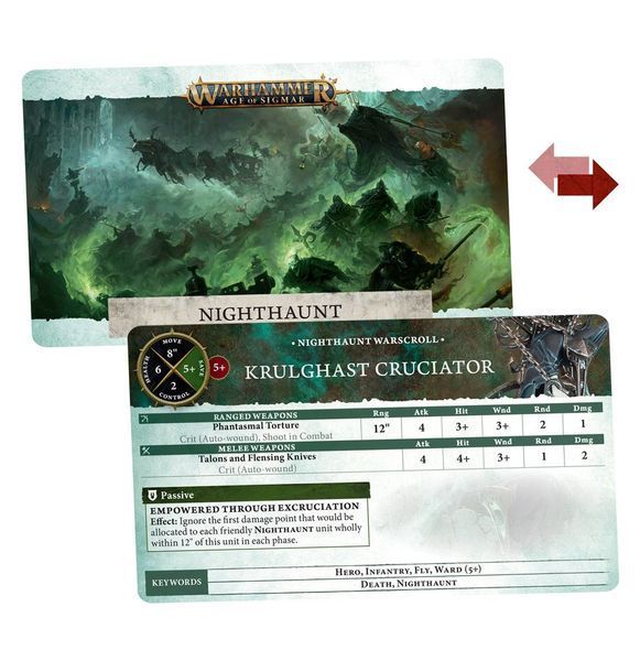 Карты AGE OF SIGMAR: WARSCROLL CARDS - NIGHTHAUNT (ENGLISH) 60050207011 фото