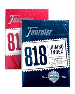 Карти гральні Fournier 818 Jumbo Index (red, blue) Р_КИФ818 фото