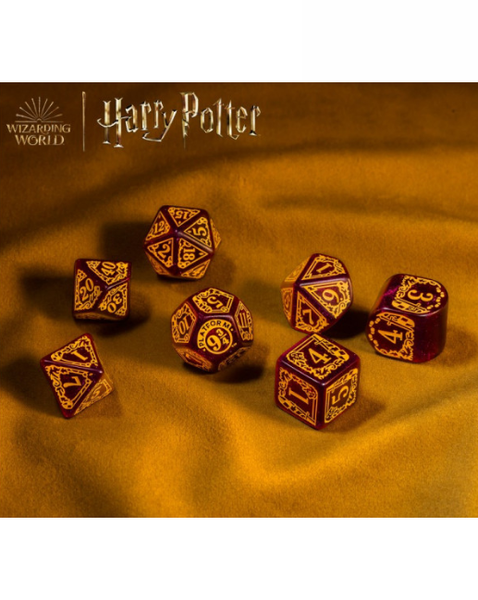 Набір гральних кубиків Harry Potter. Gryffindor Modern Dice Set - Red 190142/2023/1/A фото