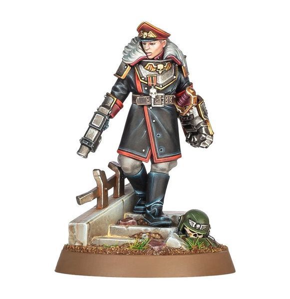 Миниатюра WARHAMMER 40000: ASTRA MILITARUM - COMMISSAR GRAVES 99120105140 фото