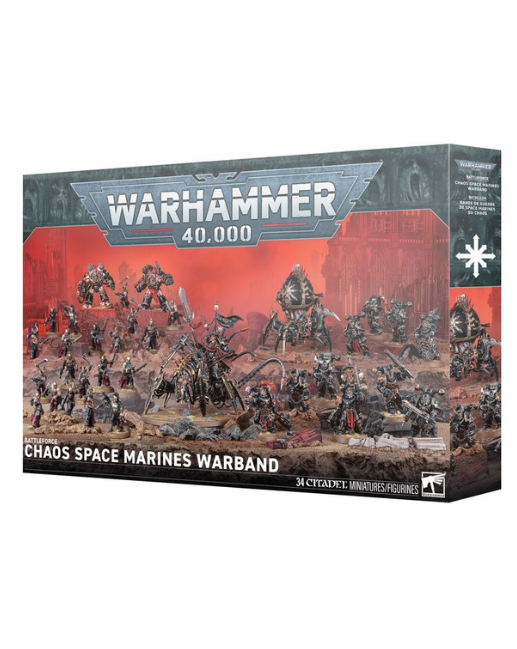 ウォーハンマー 40k Chaos Battleforce Набор миниатюр WARHAMMER 40000: BATTLEFORCE - CHAOS SPACE MARINES