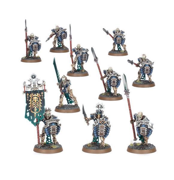 Набор миниатюр AGE OF SIGMAR: OSSIARCH BONEREAPERS - HERALDS OF THE BONE-TITHE 99120207196 фото
