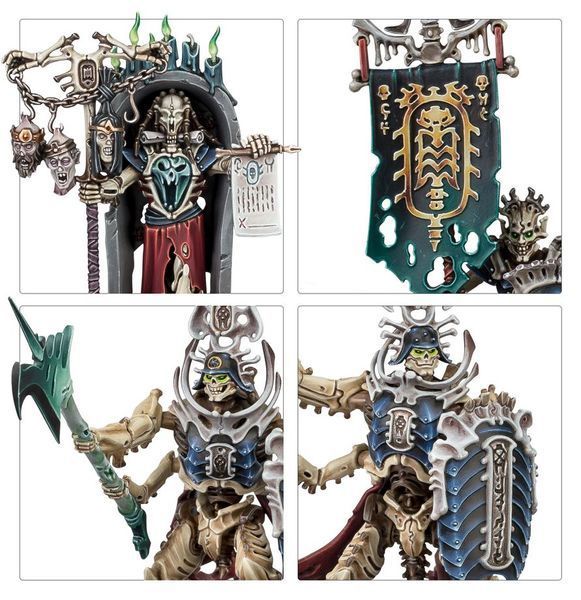 Набор миниатюр AGE OF SIGMAR: OSSIARCH BONEREAPERS - HERALDS OF THE BONE-TITHE 99120207196 фото