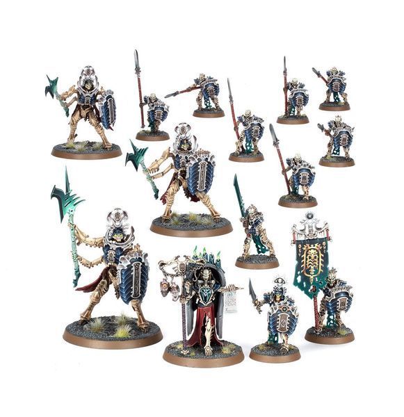 Набор миниатюр AGE OF SIGMAR: OSSIARCH BONEREAPERS - HERALDS OF THE BONE-TITHE 99120207196 фото