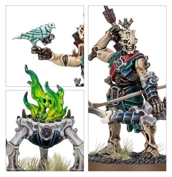 Набор миниатюр AGE OF SIGMAR: OSSIARCH BONEREAPERS - MORTEK TRIAXES 99120207198 фото