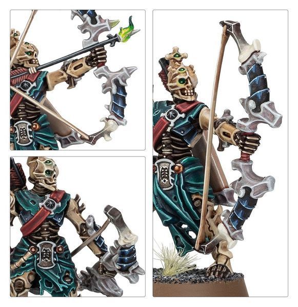 Набор миниатюр AGE OF SIGMAR: OSSIARCH BONEREAPERS - MORTEK TRIAXES 99120207198 фото