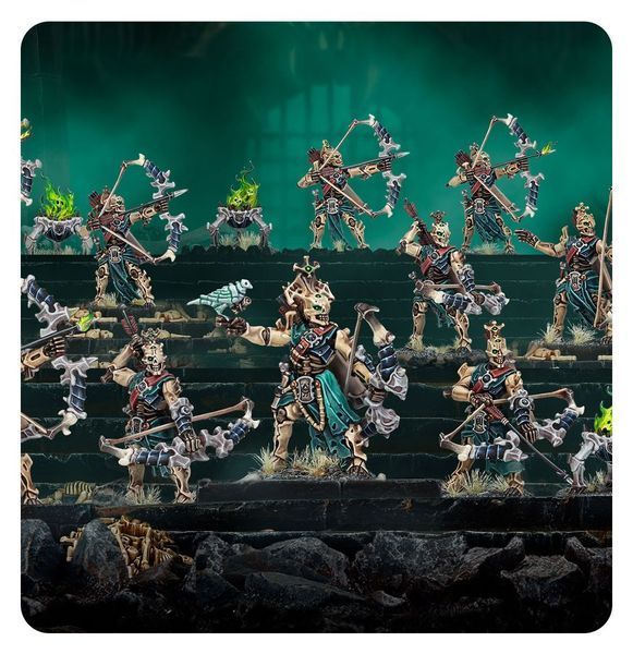 Набор миниатюр AGE OF SIGMAR: OSSIARCH BONEREAPERS - MORTEK TRIAXES 99120207198 фото