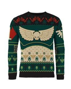 Рождественский свитер Warhammer 40,000: Dark Angels Christmas Jumper (Size: XL) 1190570 фото