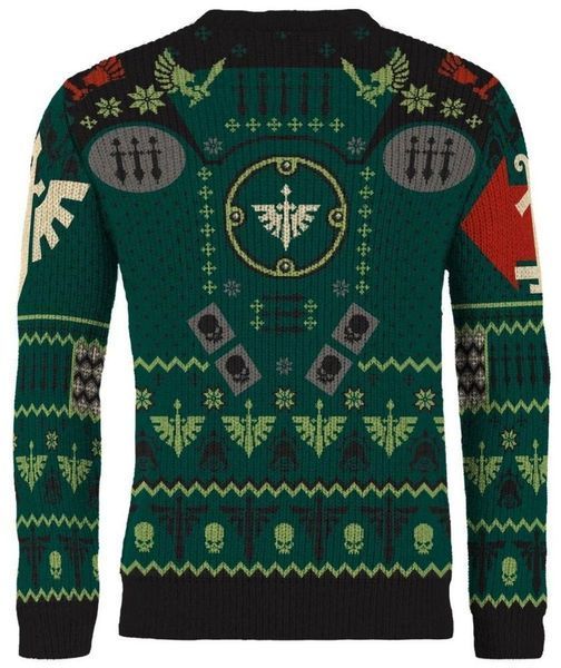 Рождественский свитер Warhammer 40,000: Dark Angels Christmas Jumper (Size: XL) 1190570 фото