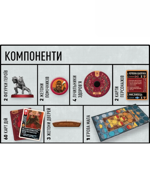 Настільна гра Unmatched: Червона Шапочка проти Беовульфа GKCH054RB фото