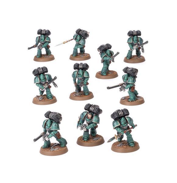 Набор миниатюр HORUS HERESY: LEGIONES ASTARTES - MKIV ASSAULT SQUAD 99123001086 фото