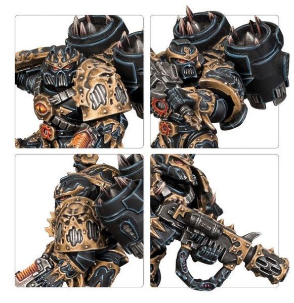 Набір мініатюр WARHAMMER 40000: CHAOS SPACE MARINES - RAPTORS 99120102163 фото